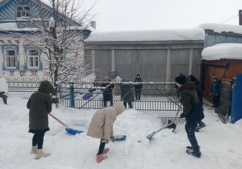 Народная солидарность против снежной стихии в Чувашии