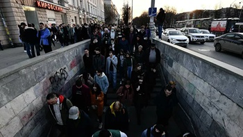 В незаконных акциях в России приняли участие 14,4 тысячи человек