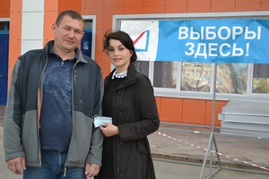 Жители села с оптимизмом идут на выборы