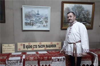 В Янтиковском народном краеведческом музее - выставка изделий чувашской вышивки