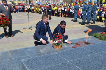 В Янтиковском районе прошли торжественные мероприятия в четь 77-летия Победы