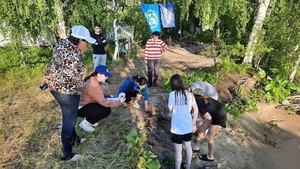 Учащиеся Янтиковской школы побывали в экспедиции на острове «Амоксары»