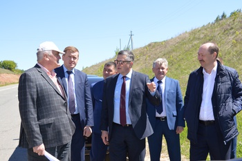 Янтиковский район с рабочим визитом посетил министр транспорта и дорожного хозяйства Чувашской Республики Владимир Осипов