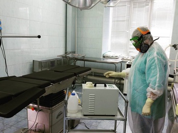 В Новочебоксарский перинатальный центр поступило новое оборудование для дезинфекции воздуха