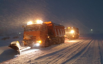 Дорожники Чувашии вышли на борьбу с последствиями сильнейшего снегопада