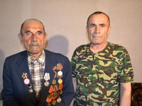Владимир Борсович выразил ветерану войны чувство искренней признательности и благодарности за Победу