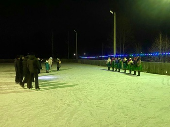 В селе Чутеево состоялось открытие хоккейного сезона