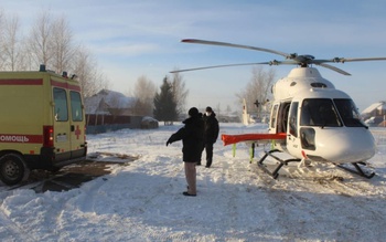 Санитарная авиация помогла доставить в больницы 52 человека