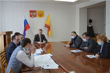В администрации района обсуждены вопросы проектирования газификации новой территории с. Янтиково