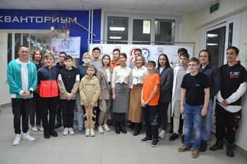 Цифровизацию образования обсудили с Кристиной Майниной воспитанники Новочебоксарского детского технопарка «Кванториум»