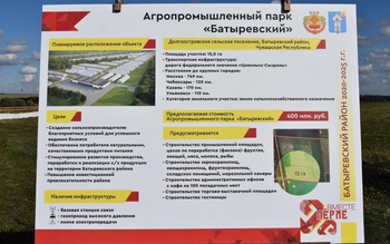 В Батыревском районе будет создан агропарк